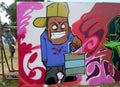 Graffiti Street Art photo Murals A4 157 (970) A4 Photo Print