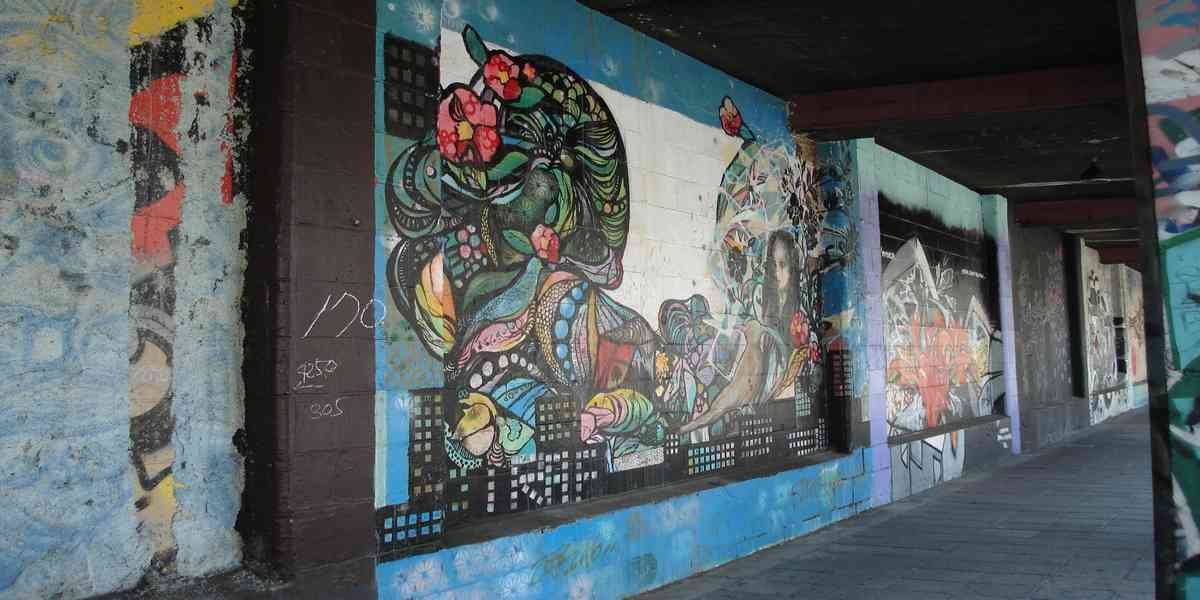 Graffiti Street Art photo Murals A4 194 (845) A4 Photo Print