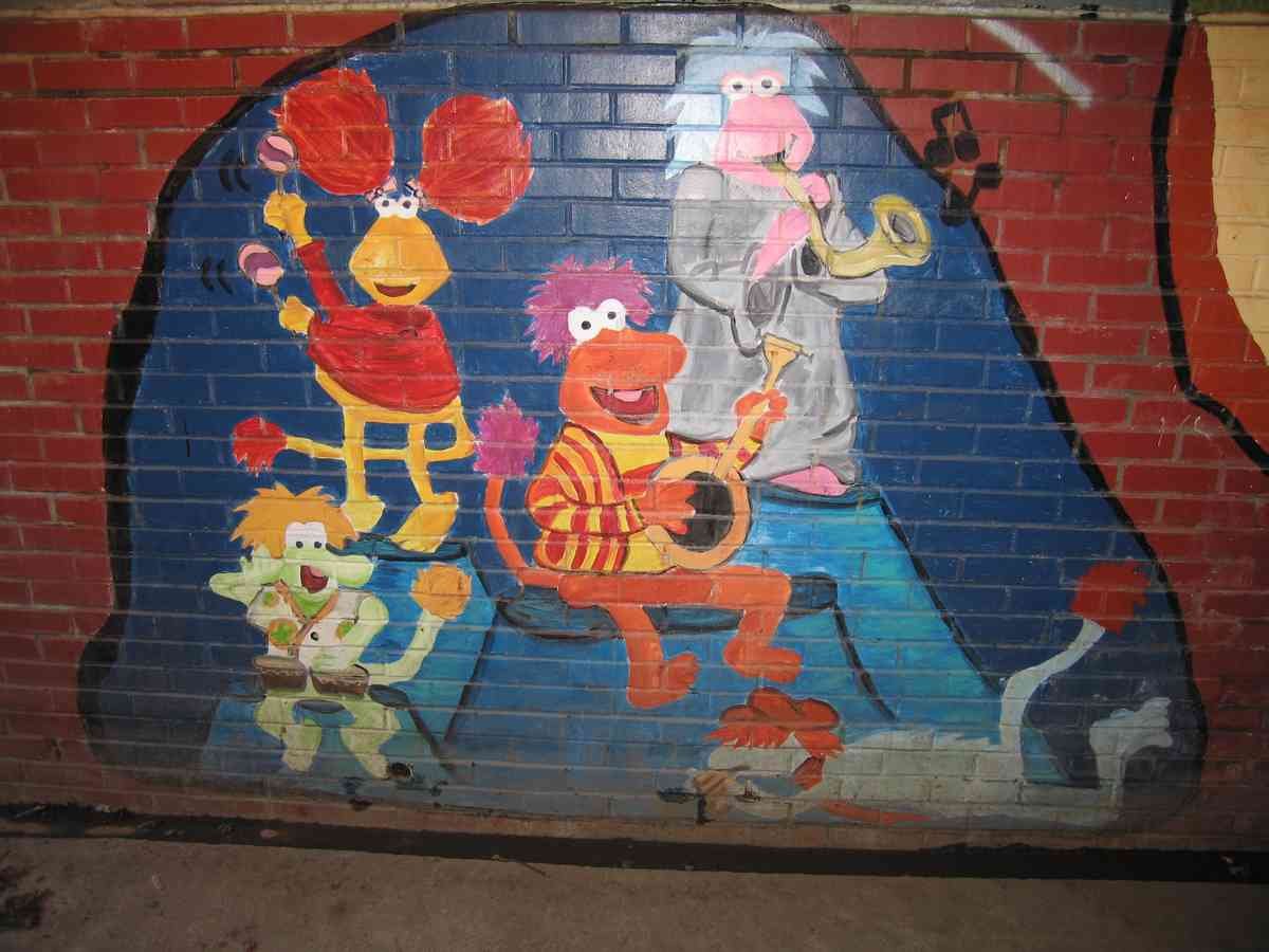 Graffiti Street Art photo Murals A4 199 (753) A4 Photo Print