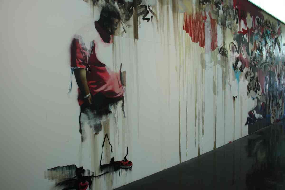 Graffiti Street Art photo Murals A4 231 motu 11 A4 Photo Print