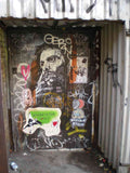 Graffiti Street Art photo Murals A4 248 (859) A4 Photo Print