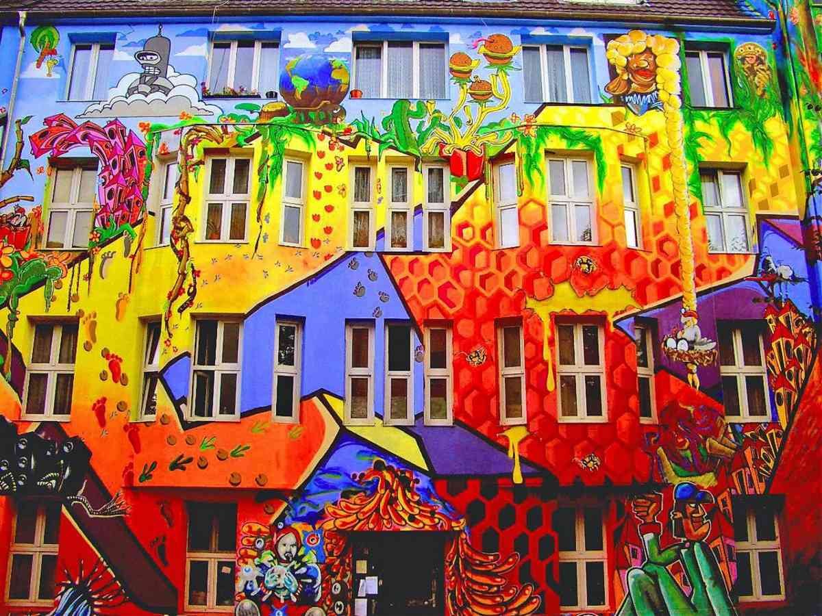 Graffiti Street Art photo Murals A4 255 Deusseldorfgraffiti A4 Photo Print