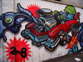 Graffiti Street Art photo Murals A4 257 (794) A4 Photo Print
