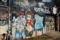 Graffiti Street Art photo Murals A4 272 (849) A4 Photo Print