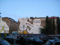 Graffiti Street Art photo Murals A4 282 blu  0250 A4 Photo Print