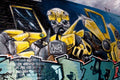 Graffiti Street Art photo Murals A4 283 (815) A4 Photo Print