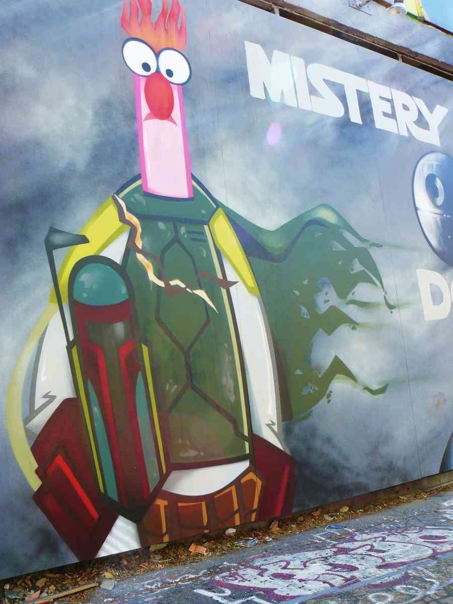 Graffiti Street Art photo Murals A4 288 kurnel A4 Photo Print