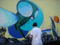 Graffiti Street Art photo Murals A4 317 (841) A4 Photo Print