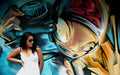 Graffiti Street Art photo Murals A4 329 (875) A4 Photo Print