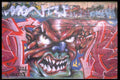 Graffiti Street Art photo Murals A4 334 (921) A4 Photo Print