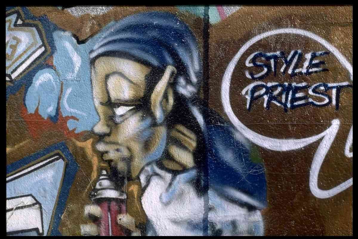 Graffiti Street Art photo Murals A4 364 (907) A4 Photo Print