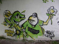 Graffiti Street Art photo Murals A4 373 (992) A4 Photo Print