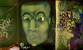 Graffiti Street Art photo Murals A4 393 (723) A4 Photo Print