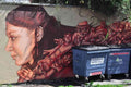 Graffiti Street Art photo Murals A4 396 (882) A4 Photo Print