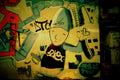 Graffiti Street Art photo Murals A4 402 (717) A4 Photo Print