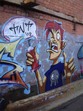 Graffiti Street Art photo Murals A4 406 tnt nik turic04 A4 Photo Print