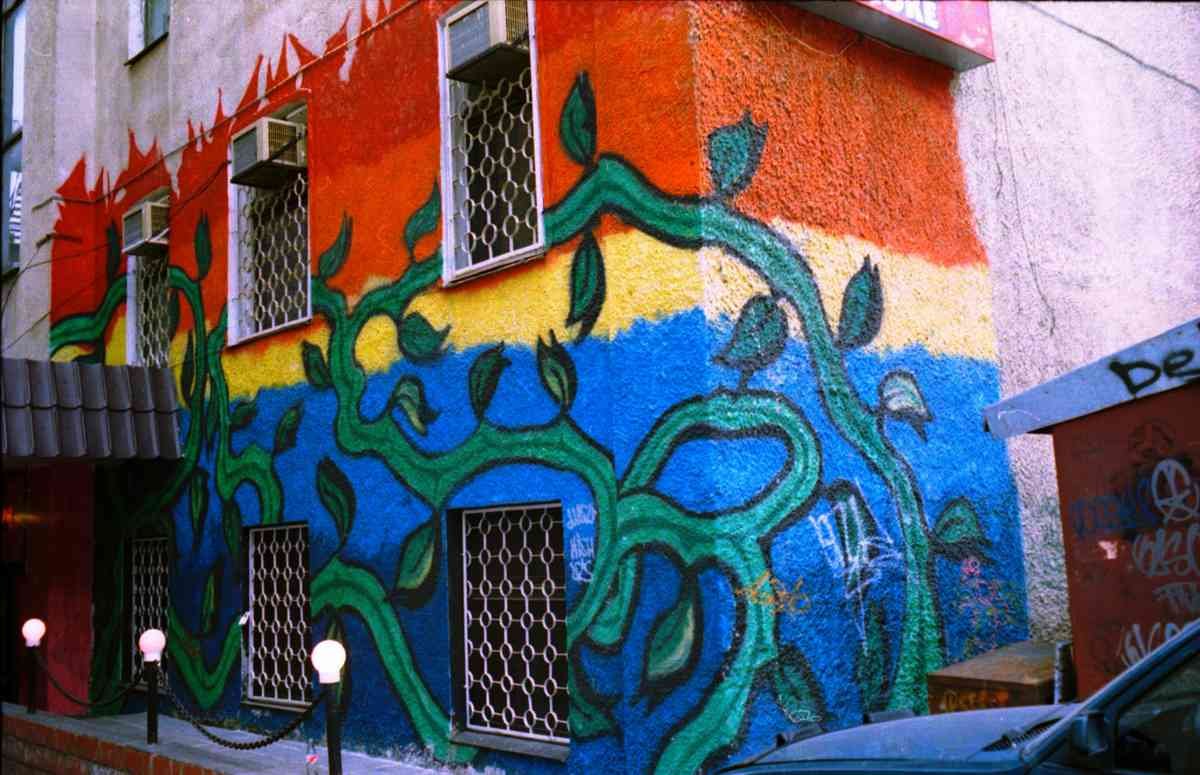 Graffiti Street Art photo Murals A4 408 (714) A4 Photo Print