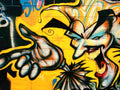 Graffiti Street Art photo Murals A4 410 (711) A4 Photo Print