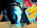 Graffiti Street Art photo Murals A4 412 (703) A4 Photo Print