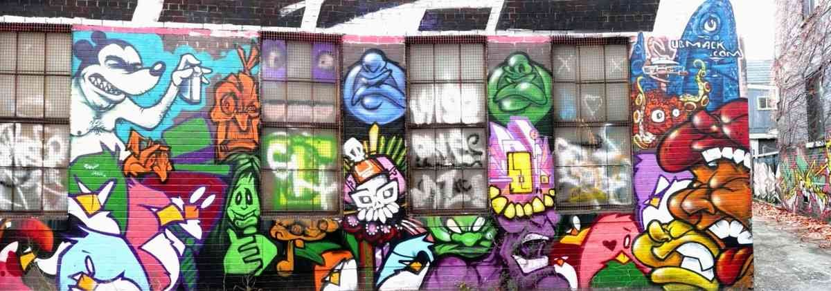 Graffiti Street Art photo Murals A4 474 TorontoGraffiti08 ubmack1 large A4 Photo Print