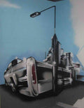 Graffiti Street Art photo Murals A4 496 (989) A4 Photo Print