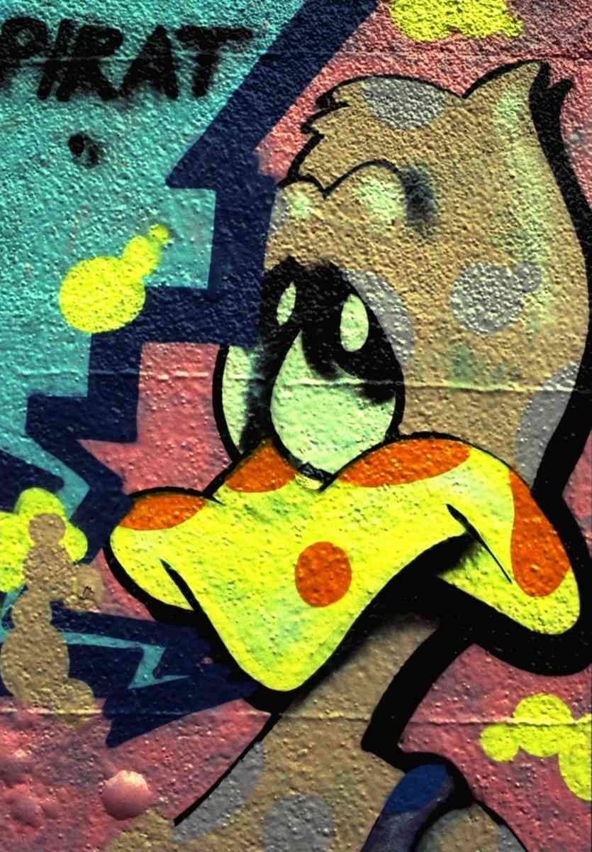 Graffiti Street Art photo Murals A4 497 (902) A4 Photo Print