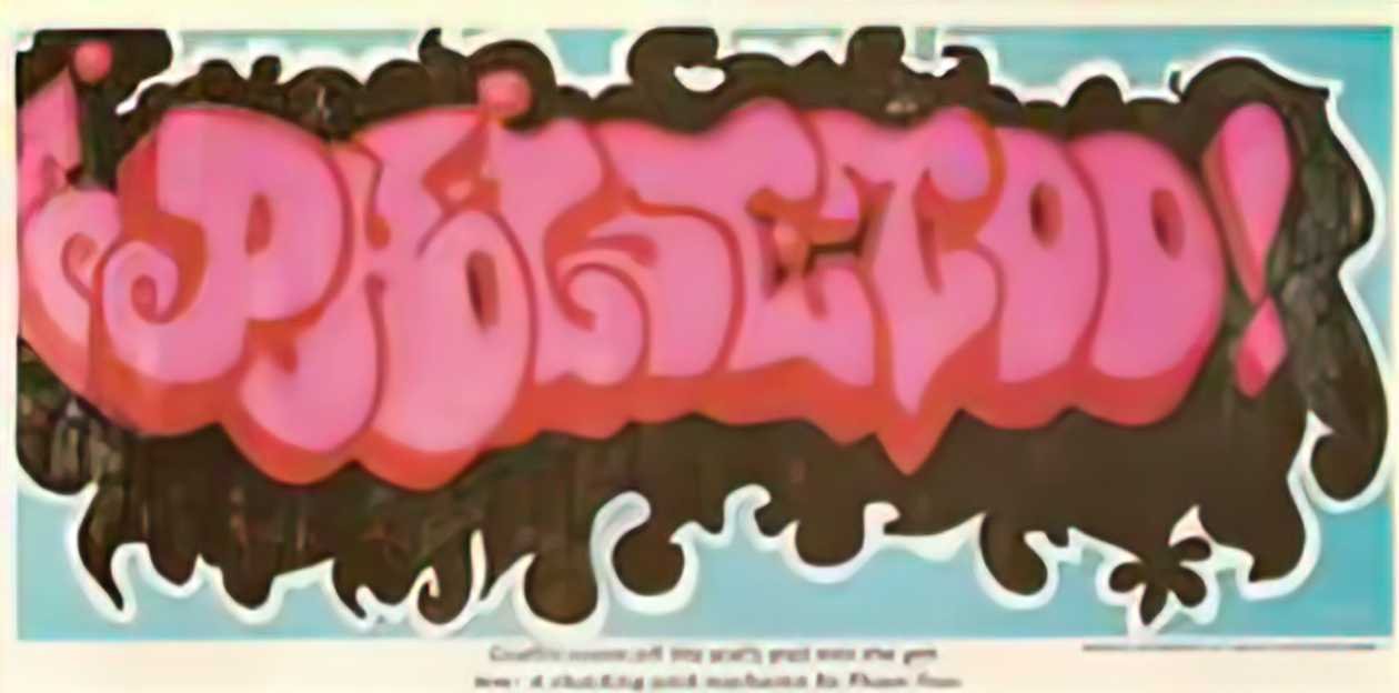 Graffiti Street Art piece 1973(1) A4 Photo Print