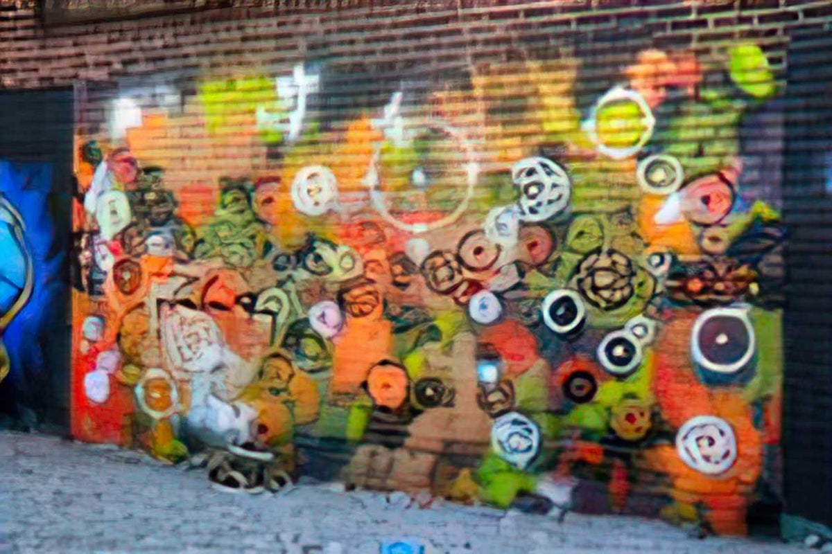 Graffiti Street Art piece 2 A4 Photo Print