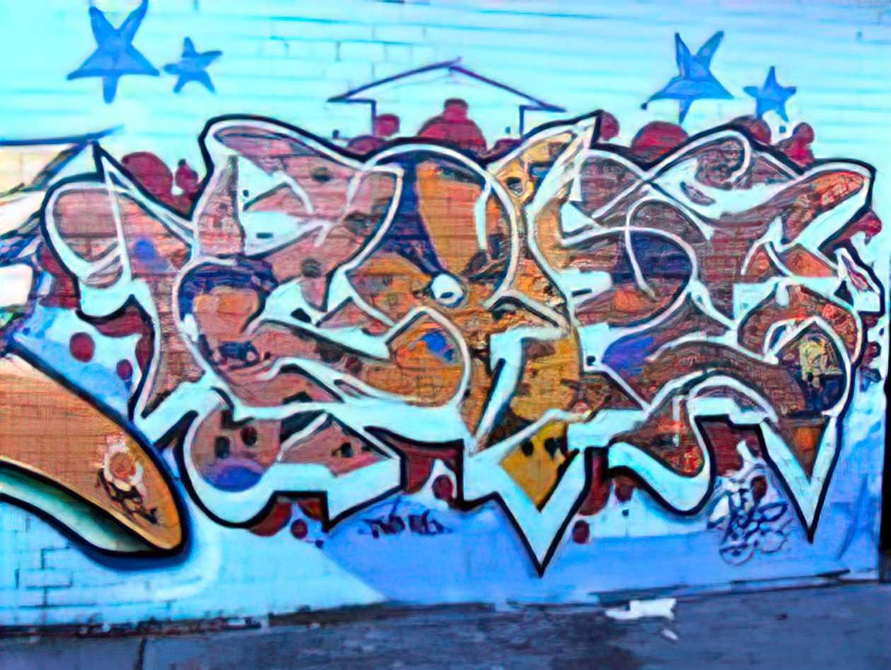 Graffiti Street Art piece 2(2) A4 Photo Print
