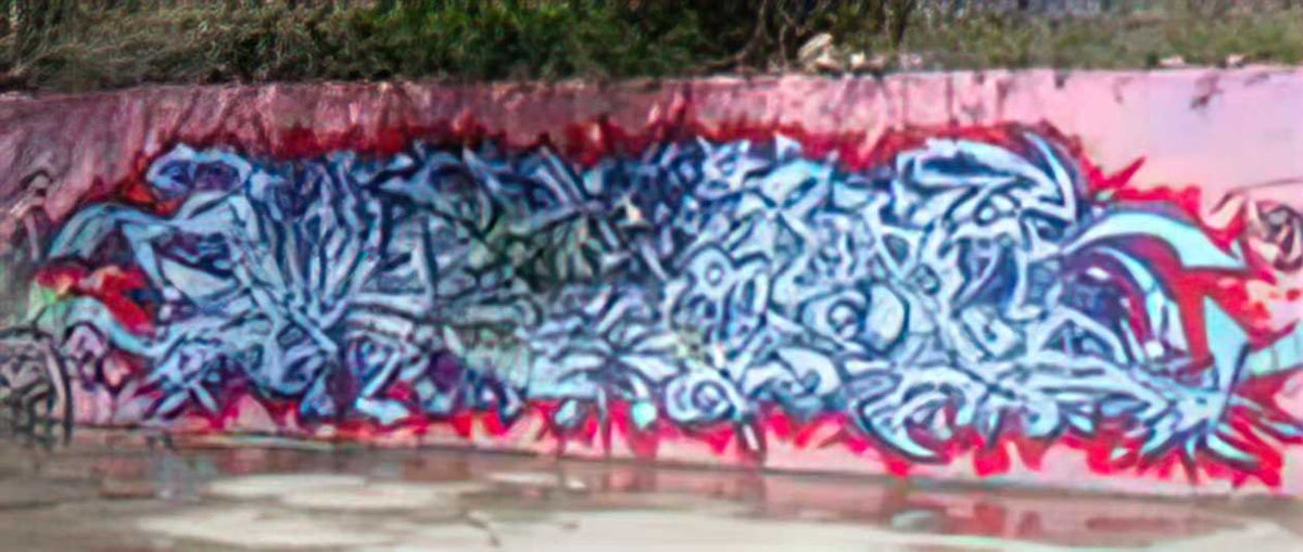 Graffiti Street Art piece 2(5) A4 Photo Print