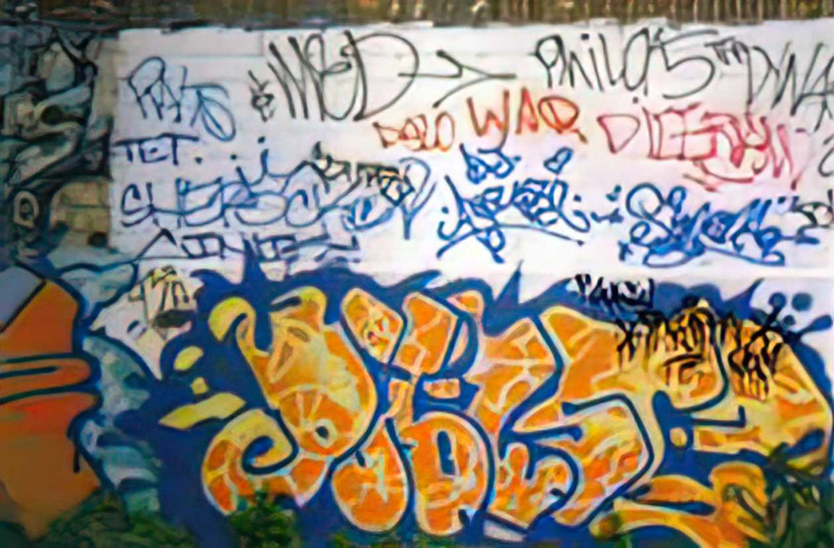 Graffiti Street Art piece 3(2) A4 Photo Print