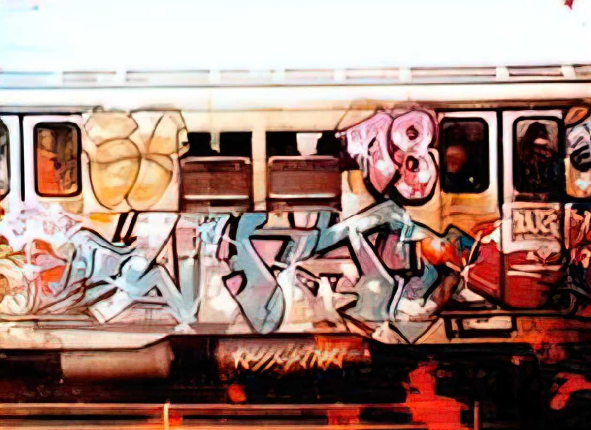 Graffiti Street Art piece 4 A4 Photo Print
