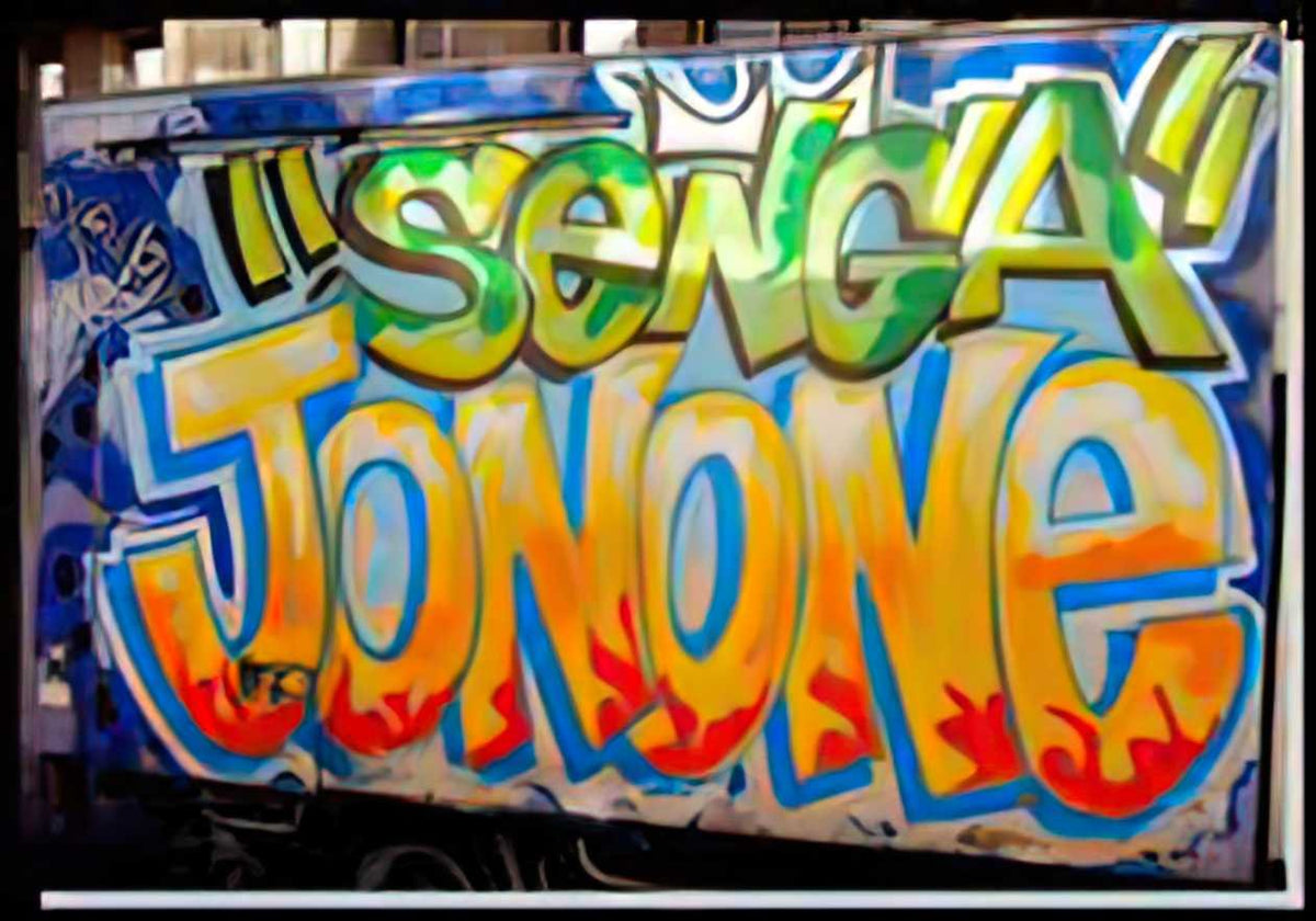 Graffiti Street Art piece(3) A4 Photo Print