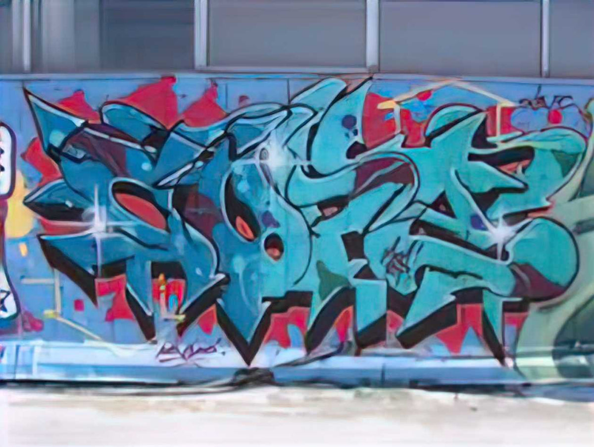 Graffiti Street Art piece(4) A4 Photo Print