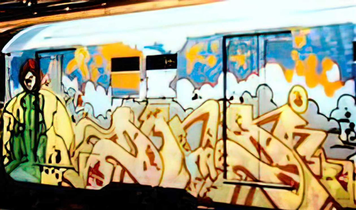 Graffiti Street Art piece(5) A4 Photo Print