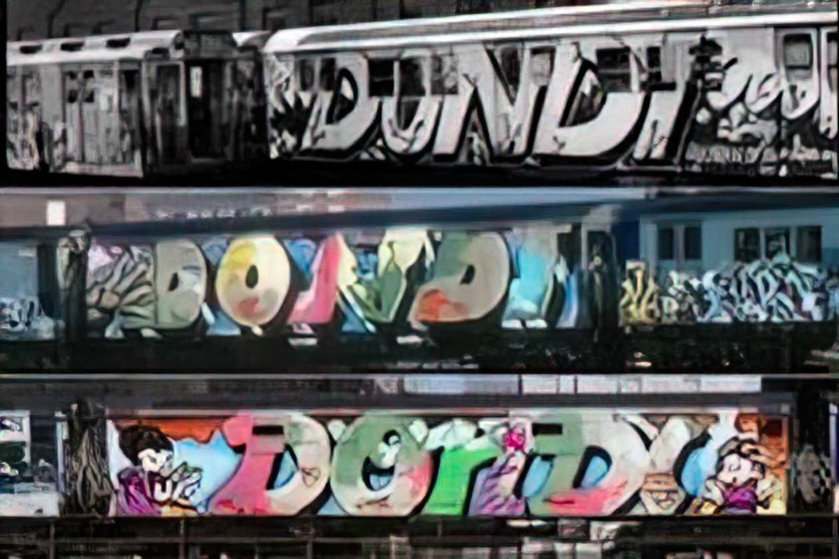 Graffiti Street Art pieces A4 Photo Print