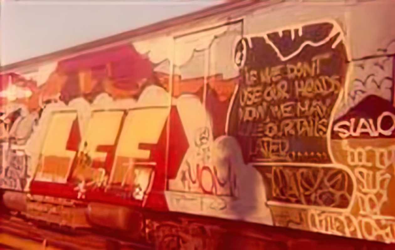 Graffiti Street Art racing car 1976 A4 Photo Print
