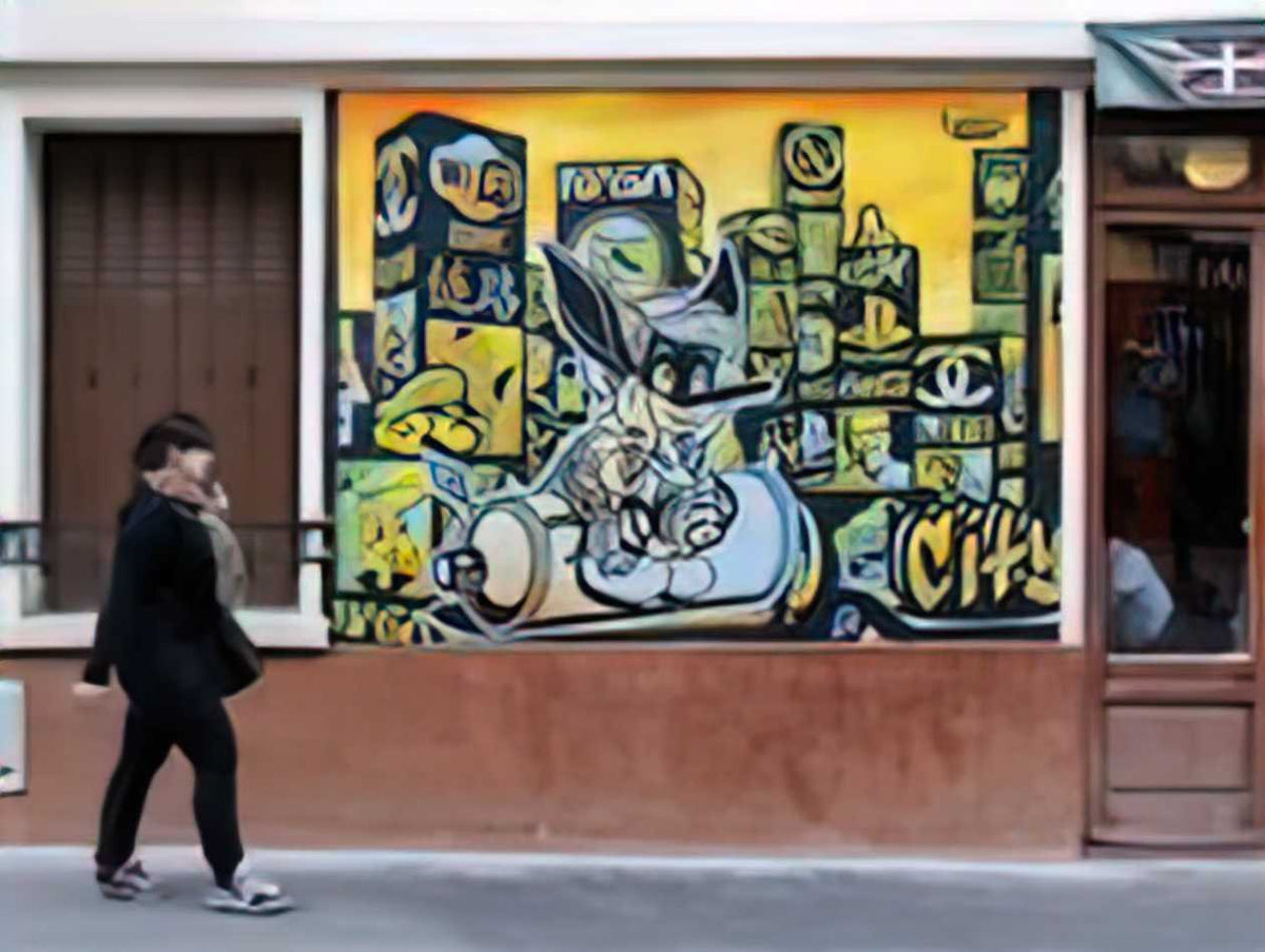 Graffiti Street Art rue des 5 diamants paris xiii 2010 A4 Photo Print
