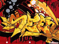Graffiti Street Art seen ua A4 Photo Print