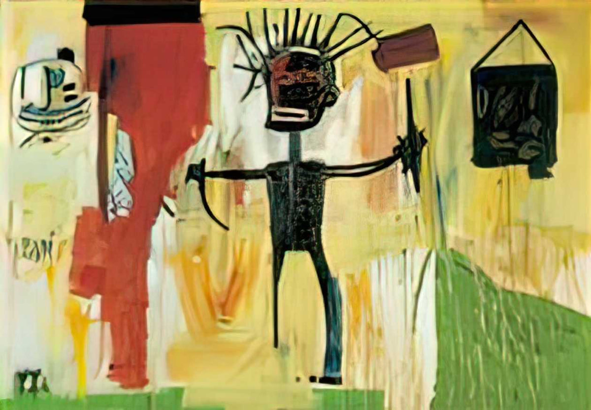 Graffiti Street Art self portrait 1986 A4 Photo Print