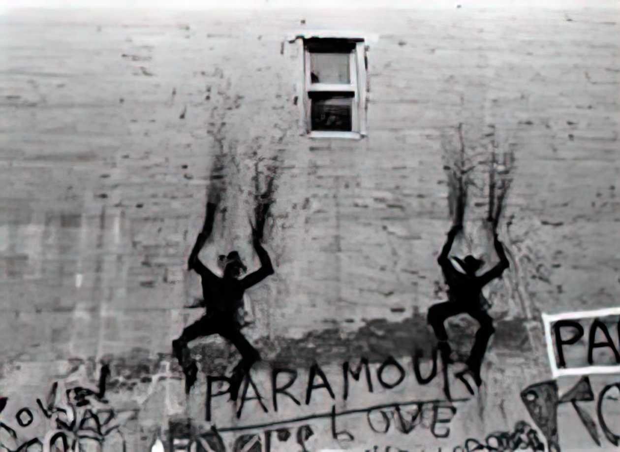 Graffiti Street Art shadowman paramour 1982 A4 Photo Print