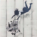 Graffiti Street Art shop until you drop A4 Photo Print