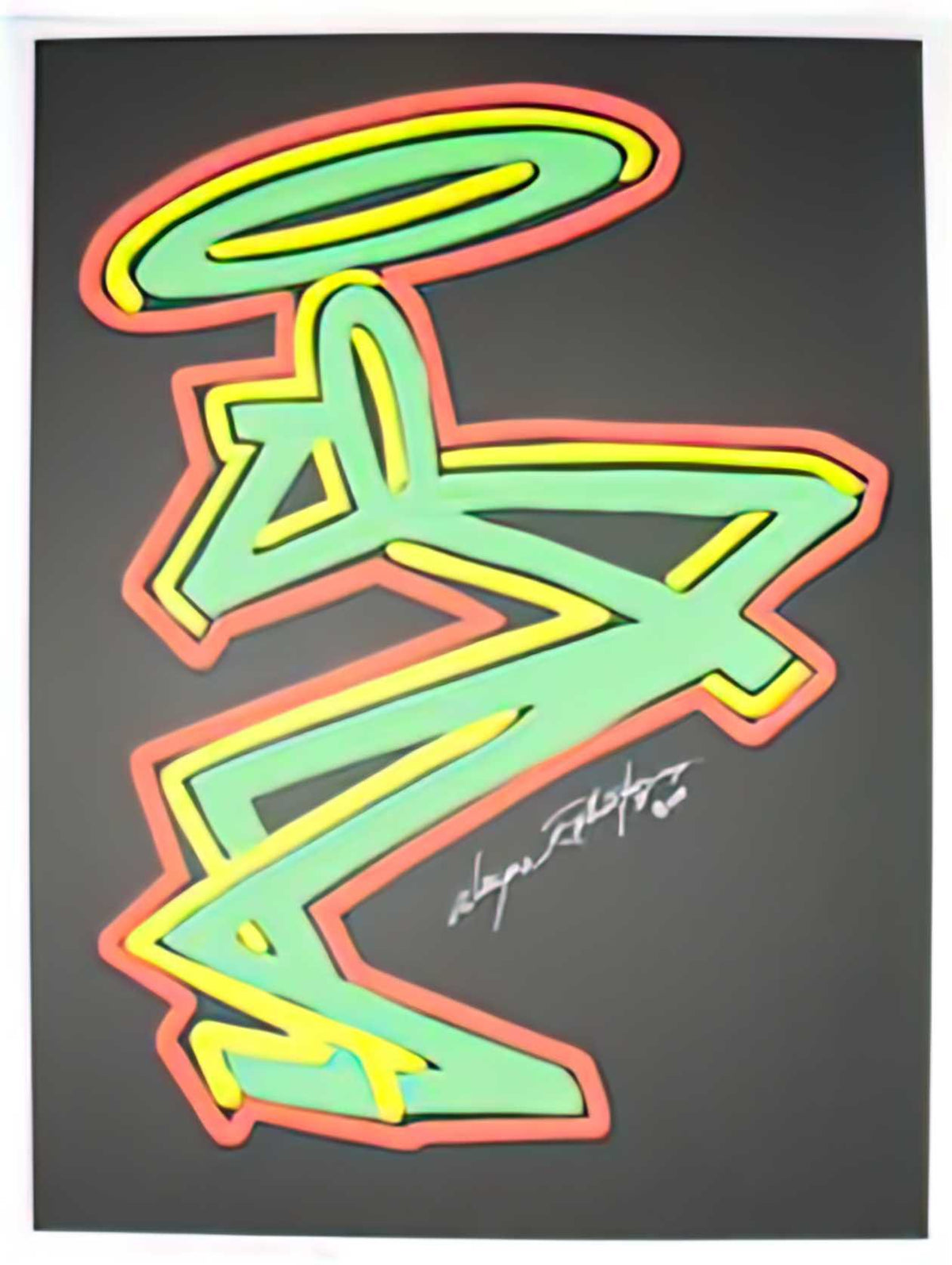 Graffiti Street Art smoker print A4 Photo Print