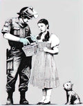 Graffiti Street Art stop and search A4 Photo Print