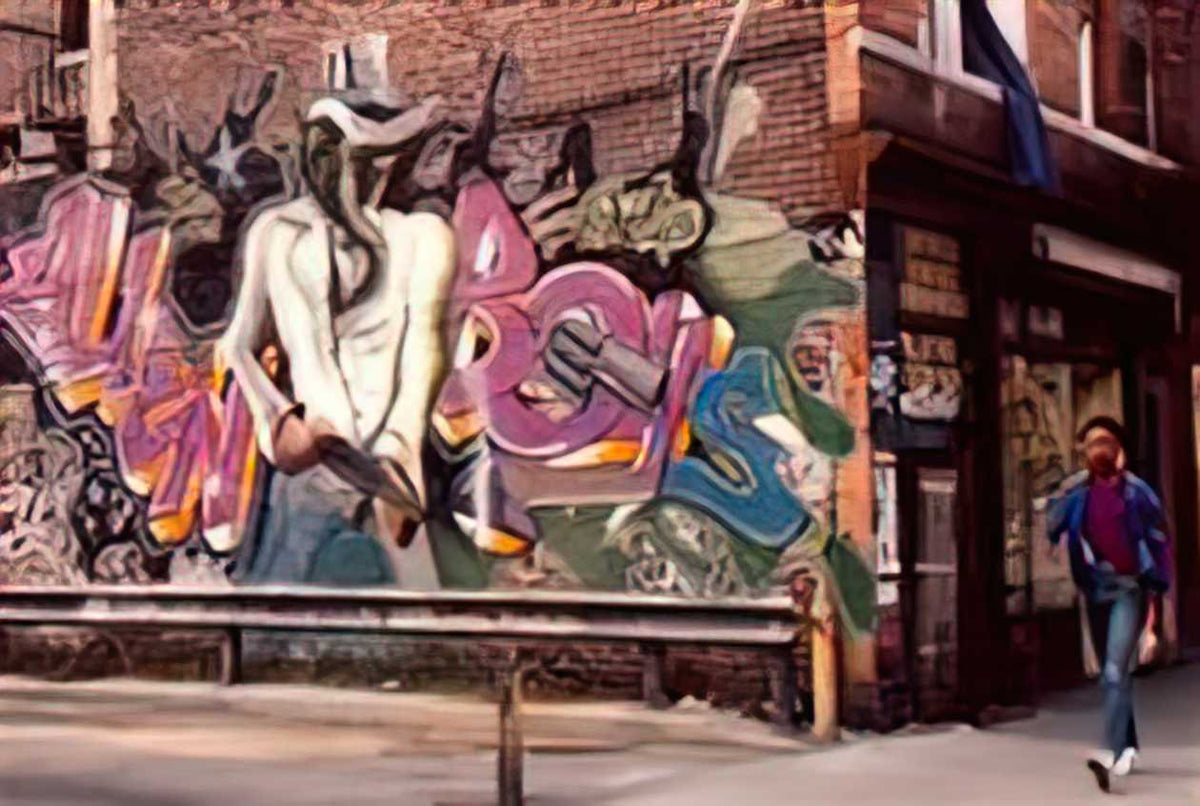 Graffiti Street Art the allen boys 1982 A4 Photo Print