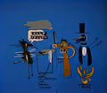 Graffiti Street Art the dingoes that park their brains with their gum A4 Photo Print
