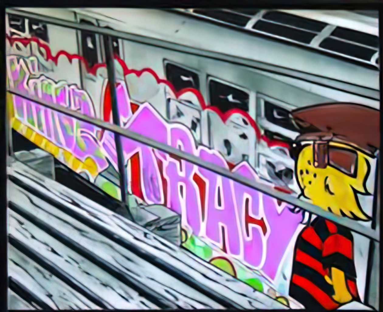 Graffiti Street Art tracy king2 2001 A4 Photo Print