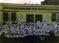 Graffiti Street Art train(1) A4 Photo Print