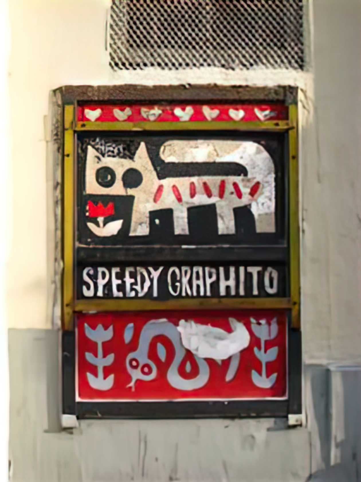 Graffiti Street Art untitled speedy graphito paris 2010 A4 Photo Print