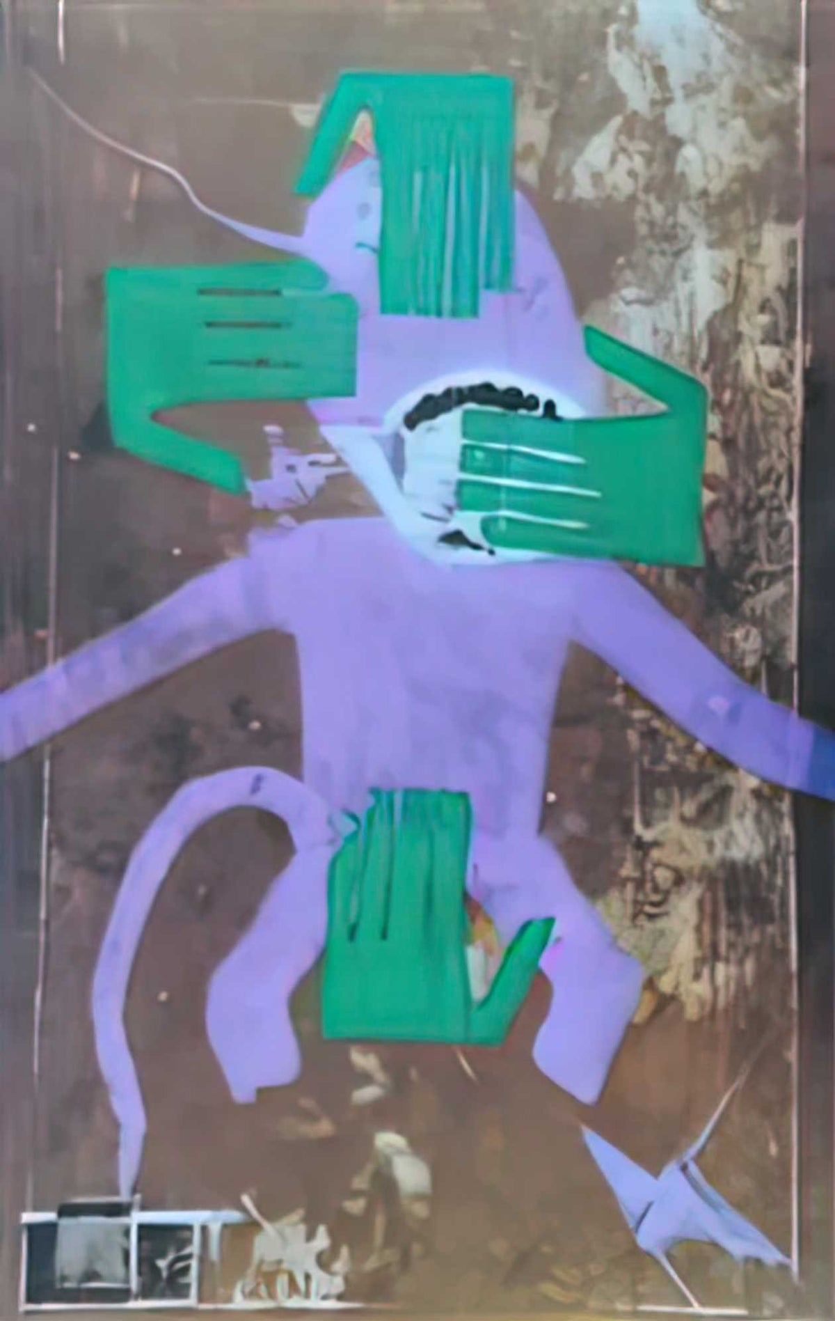 Graffiti Street Art vivisection 1988 A4 Photo Print